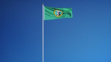 Washington (ABD devlet) bayrağı yavaş sorunsuz Alfa ile ilmekledi