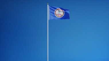 Virginia (ABD devlet) bayrağı yavaş sorunsuz Alfa ile ilmekledi