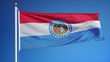 Missouri (ABD devlet) bayrağı yavaş sorunsuz Alfa ile ilmekledi
