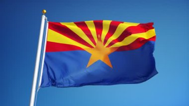 Arizona (ABD devlet) bayrağı yavaş sorunsuz Alfa ile ilmekledi