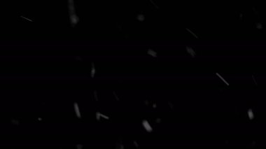 Soldan sağa doğru çok sakin kar düşen, sorunsuz bir şekilde yakın ilmekledi