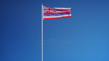 Hawaii (ABD devlet) bayrağı yavaş sorunsuz Alfa ile ilmekledi