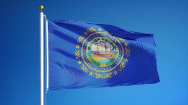 New Hampshire (ABD Devleti) bayrağı yavaş sorunsuz Alfa ile ilmekledi