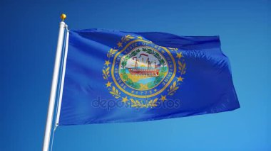 New Hampshire (ABD Devleti) bayrağı yavaş sorunsuz Alfa ile ilmekledi