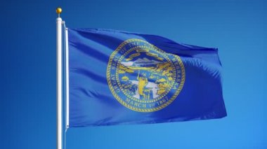 Nebraska (ABD devlet) bayrağı yavaş sorunsuz Alfa ile ilmekledi