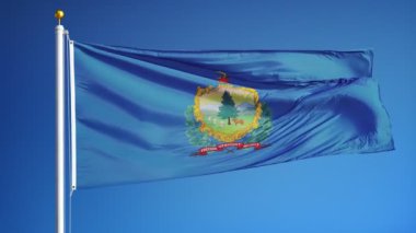 Vermont (ABD devlet) bayrağı yavaş sorunsuz Alfa ile ilmekledi