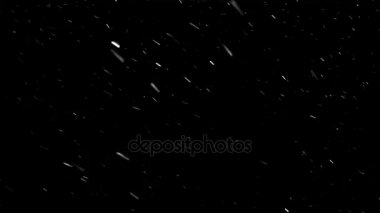 Çok sakin kar soldan sağa doğru düşüyor, sorunsuz bir şekilde ilmekledi