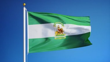 Andalusia otonom bayrak yavaş hareket