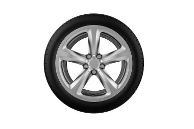 Car wheel. Isolated on white background clipart