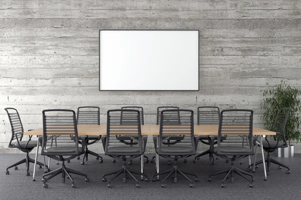 Konferans salonu ile arka plan boş resim çerçevesi