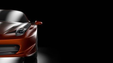 Önden Görünüm spor araba