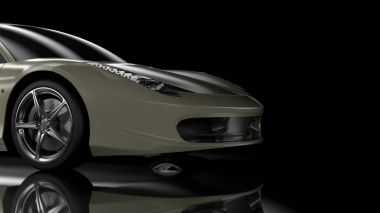 Yan/ön görünüm spor araba