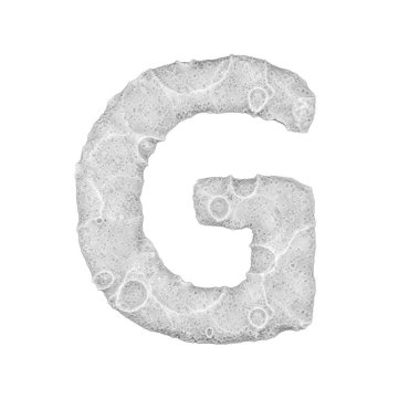 Beyaz arkaplanda Ay stilize Harfi 