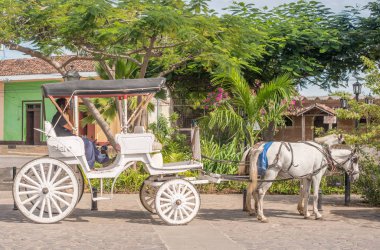 Granada, Nikaragua Street at arabası 