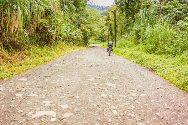 Strada nella foresta pluviale a El Fosforo in Costa Rica . — Foto Stock