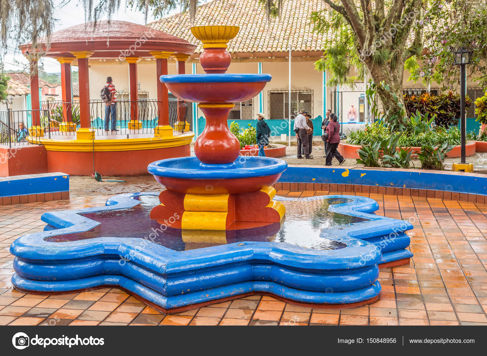 Valle de Angeles old Spanish town near Tegucigalpa, Honduras Stock