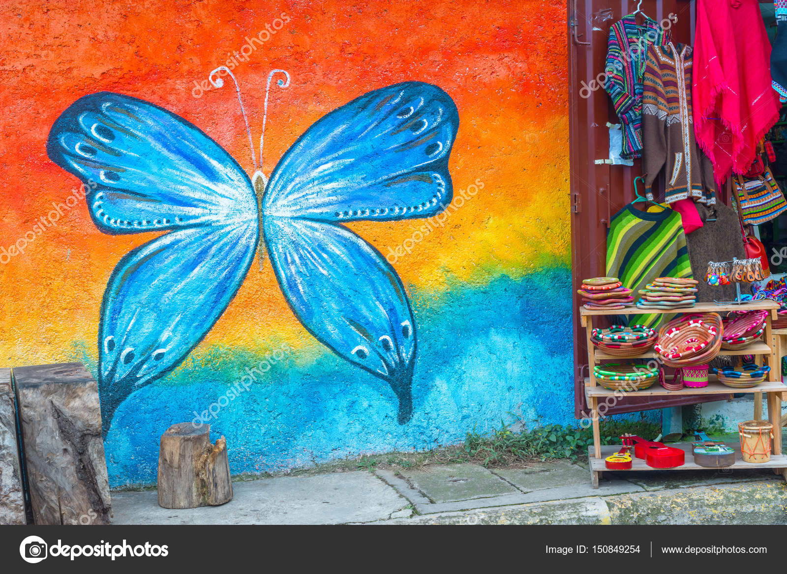 Valle de Angeles old Spanish town near Tegucigalpa Honduras Stock