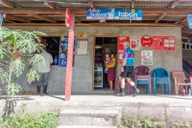 Nikaragua Boaco yolunda bulunan mağaza