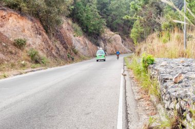 Adam bisiklet Guatemala Dağlık.