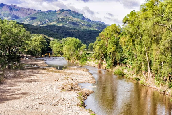 Rio chamado Rio Grande o Choluteca em Honduras — Fotografia de Stock