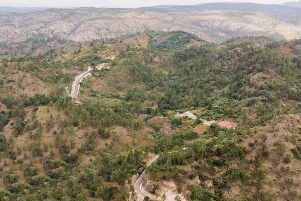 Paesaggio montano sulla strada nel centro dell'Honduras — Foto Stock