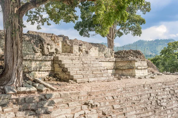 Maya harabelerini Copan Ruinas, Honduras — Stok fotoğraf