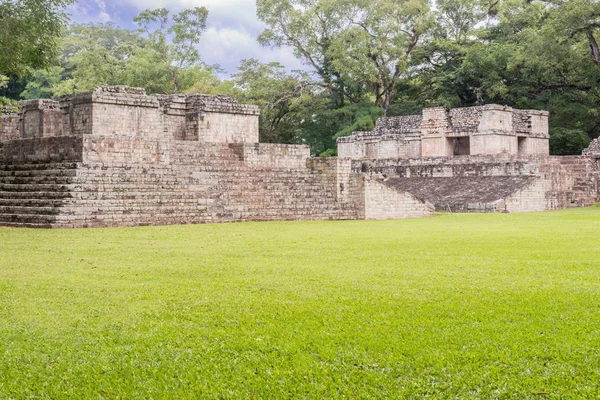 As ruínas maias em Copan Ruinas, Honduras — Fotografia de Stock