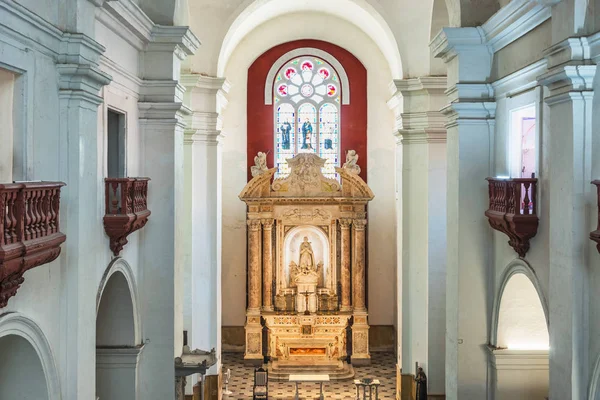 Katedral de San Pedro Claver Cartagena, Colombi sunak — Stok fotoğraf
