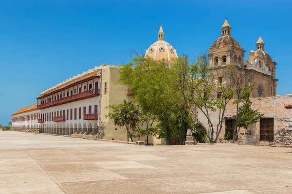 Katedrála de San Pedro Claver v Cartagena, Kolumbie — Stock fotografie