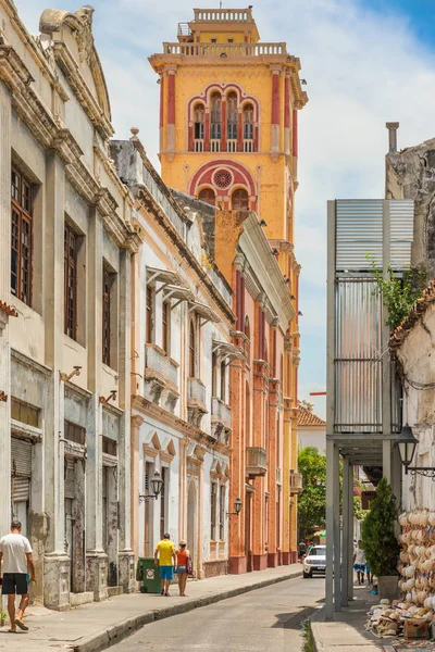 Universidad de Cartagena en el Casco Antiguo, Cartagena, Colombia —  Fotos de Stock