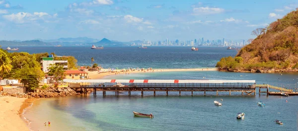 Plaże w Taboga island Panama. — Zdjęcie stockowe