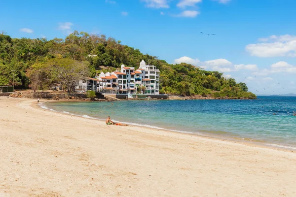 Pláže v Taboga island Panama. — Stock fotografie