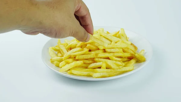 Frites, croustilles ou chips — Photo