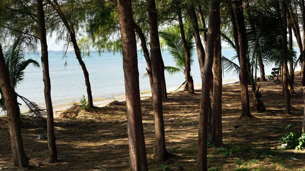 La mer et la plage à Rayong province, Thaïlande . — Photo