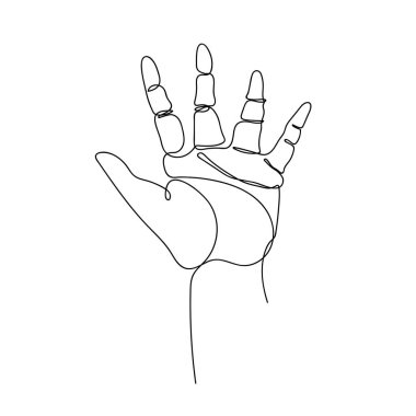 Tek sıra halinde çizilmiş. Bilek. Aralıksız çizgi.