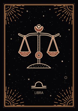 Zodiac İşaret Kartları. Zodiac geçmişi. Başak takımyıldızı. Antika tarzı.