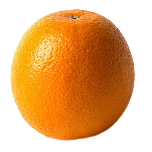 Érett narancs elszigetelt fehér háttér — Stock Fotó