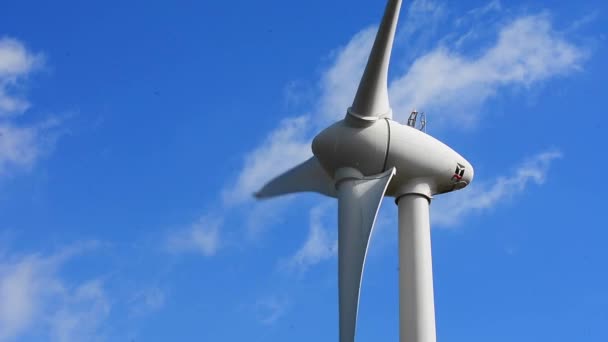 Větrná energie turbína — Stock video