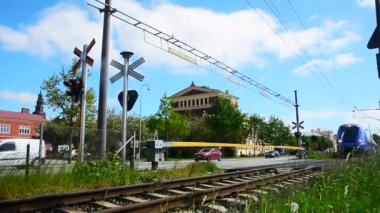 Ystad, İsveç'te tren