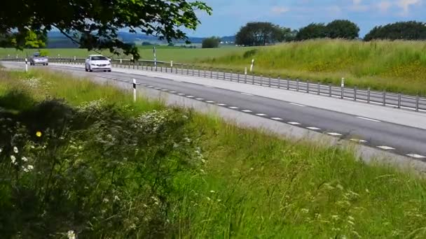 Ruch na autostradzie E65 — Wideo stockowe