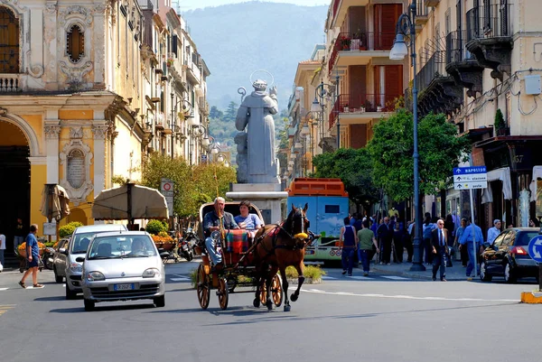 Sorrento 'da şehir manzarası