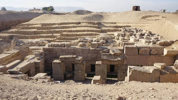 Abydos Mısır'karmaşık Tapınağı kalıntıları
