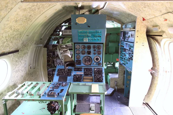 TU-134UBL airplane cabin — Stock Photo, Image