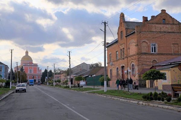 Rues Ville Tulchyn Région Vinnytsia Ukraine Tulchyn Est Une Ville — Photo