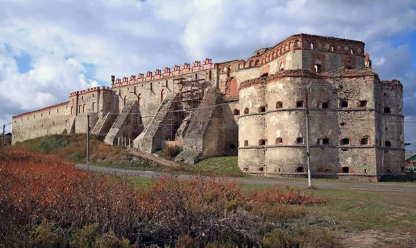 Medzhybozh Castle Ett Slott Som Ligger Byn Medzhibozh Övre Delarna Stockbild