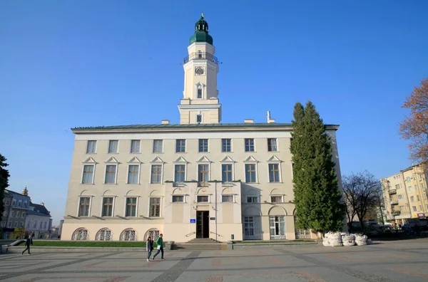 Drohobych Ratusz Budynek Administracyjny Którym Mieści Się Urząd Miasta Drohobych — Zdjęcie stockowe