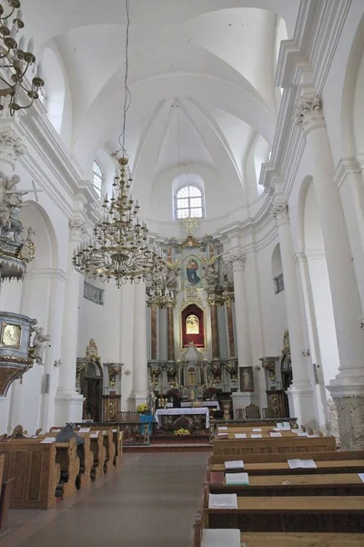 Kostel Nejsvětější Trojice Neboli Kostel Nejsvětější Trojice Jednou Nejvýznamnějších Barokních — Stock fotografie
