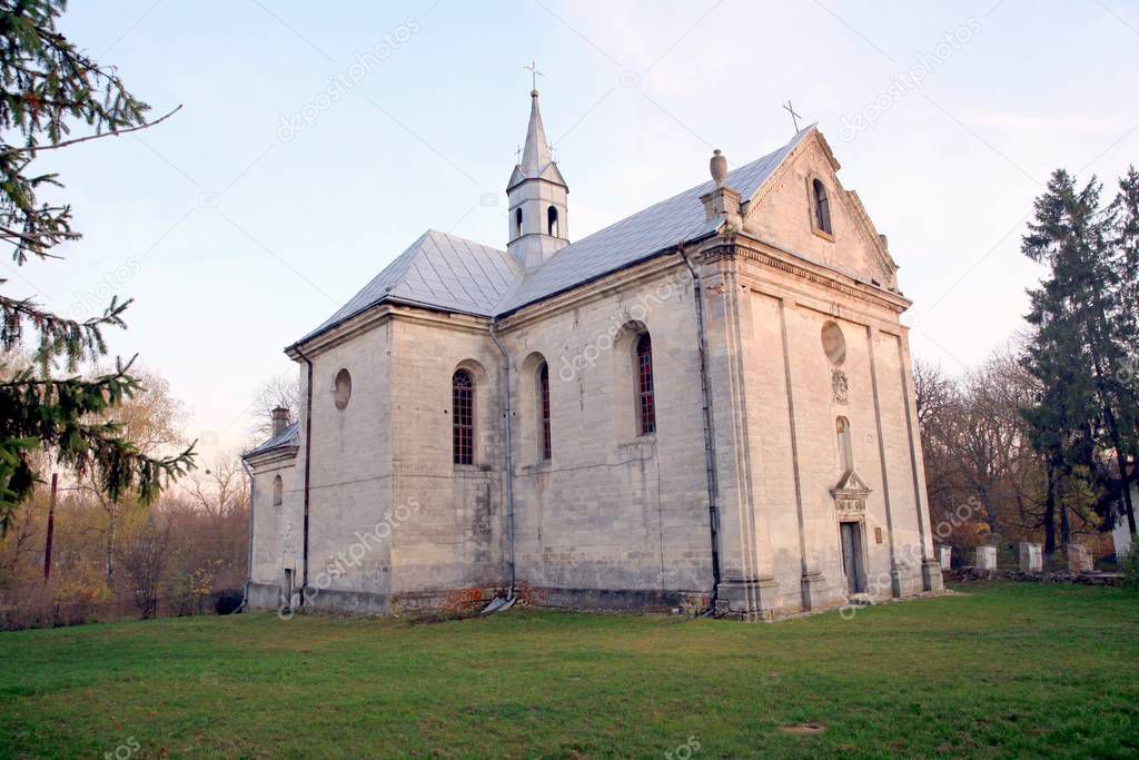 Church of the Holy Trinity in 1748, (Pomoryany village, Lviv region), founded as a Calvinist church by Krzysztof Senensky, was later transferred to the Roman Catholic community, founded in 1633 by the new uncle Jacob Sobieski.