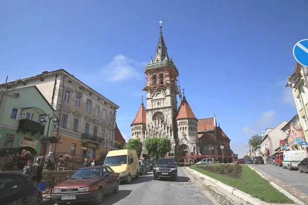 Dominican Church Stanislav Church Mother God Rosary Stanislav Erected 1610 — Stock Photo, Image