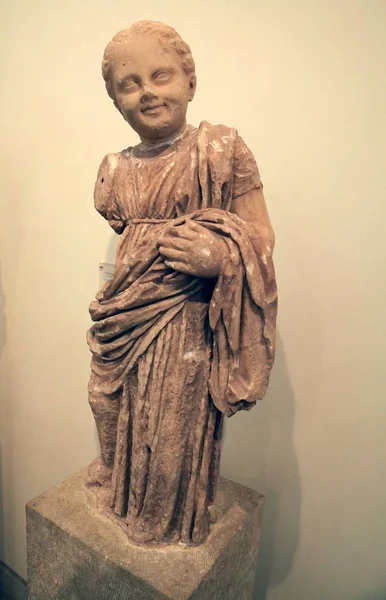 Esposizioni Del Museo Delphic Grecia Sono Sculture Statue Uniche Articoli — Foto Stock